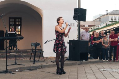 25 Mayıs 2019 Minsk Belarus Caddesi Şenlikleri