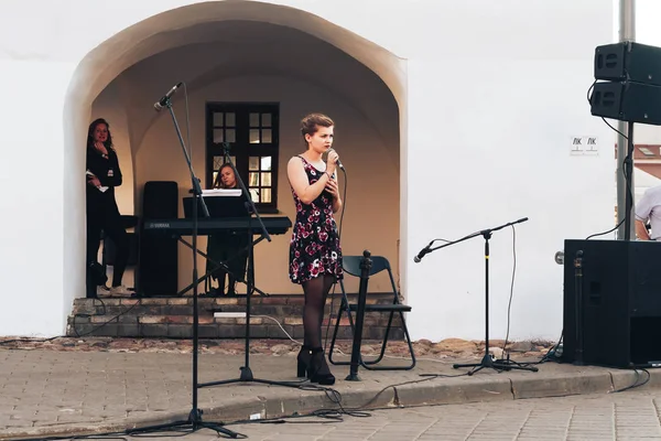 25 Mayıs 2019 Minsk Belarus Caddesi Şenlikleri