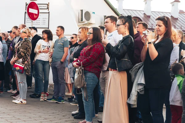 25 Mayıs 2019 Minsk Belarus Caddesi Şenlikleri