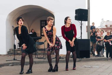 25 Mayıs 2019 Minsk Belarus Caddesi Şenlikleri