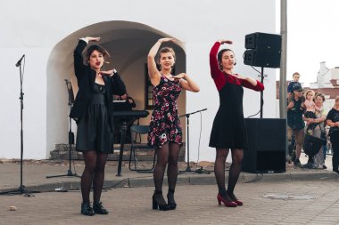 25 Mayıs 2019 Minsk Belarus Caddesi Şenlikleri