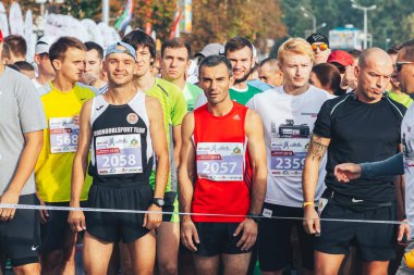 9 Eylül 2018 Minsk Belarus Yarı Maraton Minsk 2018
