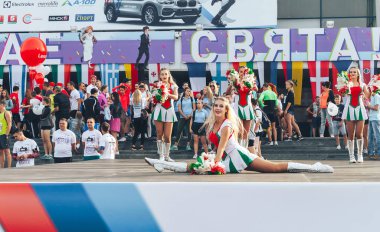 9 Eylül 2018 Minsk Belarus Yarı Maraton Minsk 2018