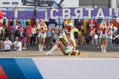 9 Eylül 2018 Minsk Belarus Yarı Maraton Minsk 2018