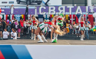 9 Eylül 2018 Minsk Belarus Yarı Maraton Minsk 2018