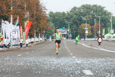 9 Eylül 2018 Minsk Belarus Yarı Maraton Minsk 2018