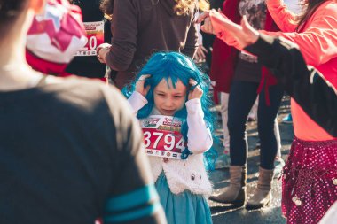 8 Mart 2019, Minsk Belarus Yarışı Kadınlar Günü onuruna 8 Mart