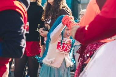 8 Mart 2019, Minsk Belarus Yarışı Kadınlar Günü onuruna 8 Mart