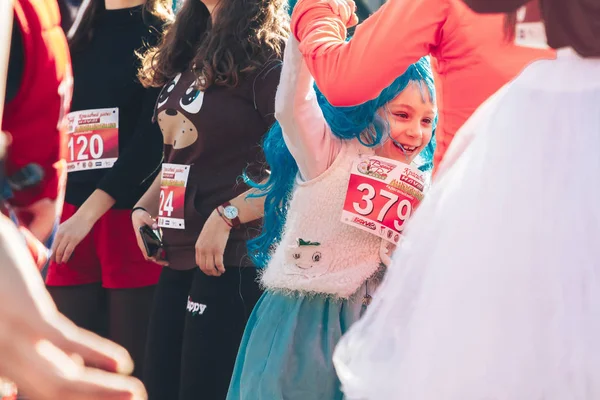 8 Mart 2019, Minsk Belarus Yarışı Kadınlar Günü onuruna 8 Mart