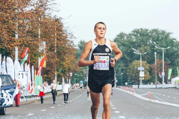 9 Eylül 2018 Minsk Belarus Yarı Maraton Minsk 2018