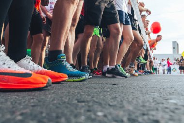 9 Eylül 2018 Minsk Belarus Yarı Maraton Minsk 2018