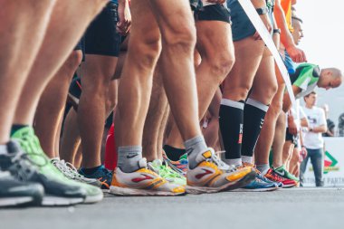 9 Eylül 2018 Minsk Belarus Yarı Maraton Minsk 2018