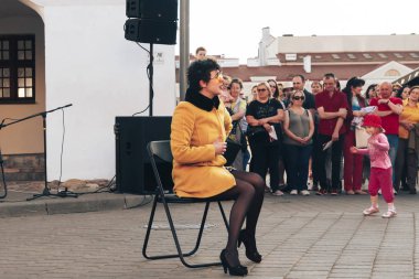 25 Mayıs 2019 Minsk Belarus Caddesi Şenlikleri