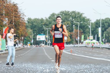 9 Eylül 2018 Minsk Belarus Yarı Maraton Minsk 2018