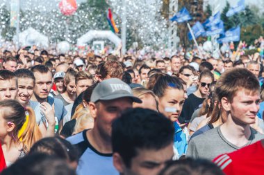 9 Eylül 2018 Minsk Belarus Yarı Maraton Minsk 2018