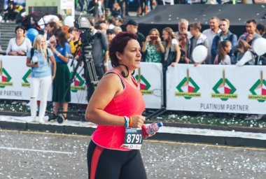 9 Eylül 2018 Minsk Belarus Yarı Maraton Minsk 2018