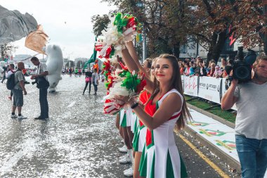 9 Eylül 2018 Minsk Belarus Yarı Maraton Minsk 2018