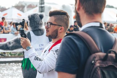 9 Eylül 2018 Minsk Belarus Yarı Maraton Minsk 2018