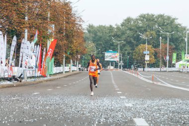 9 Eylül 2018 Minsk Belarus Yarı Maraton Minsk 2018