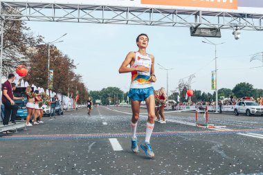 9 Eylül 2018 Minsk Belarus Yarı Maraton Minsk 2018