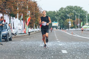 9 Eylül 2018 Minsk Belarus Yarı Maraton Minsk 2018