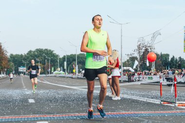 9 Eylül 2018 Minsk Belarus Yarı Maraton Minsk 2018