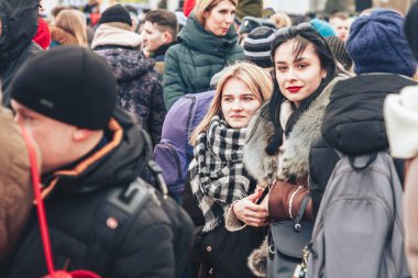 23 Şubat 2019 Minsk Belarus 23 Şubat bayramı onuruna gerçek erkekler yarışı