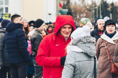 23 Şubat 2019 Minsk Belarus 23 Şubat bayramı onuruna gerçek erkekler yarışı