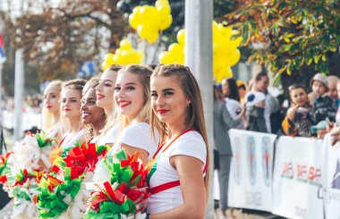 9 Eylül 2018 Minsk Belarus Yarı Maraton Minsk 2018