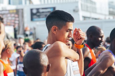 9 Eylül 2018 Minsk Belarus Yarı Maraton Minsk 2018