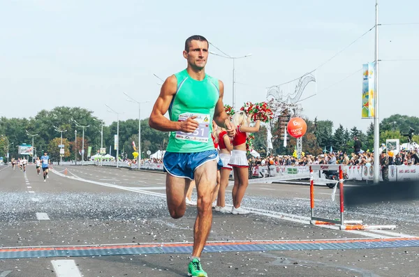 9 Eylül 2018 Minsk Belarus Yarı Maraton Minsk 2018