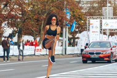 15 Eylül 2018 Minsk Belarus Yarı Maraton Minsk 2019