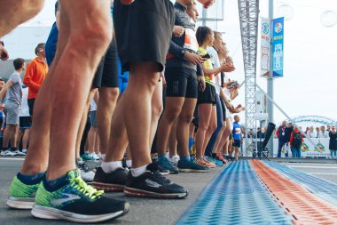15 Eylül 2018 Minsk Belarus Yarı Maraton Minsk 2019