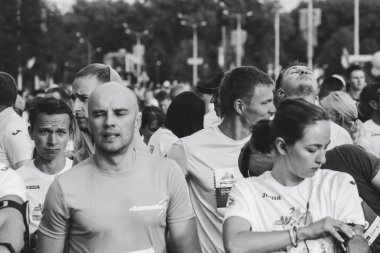 15 Eylül 2018 Minsk Belarus Yarı Maraton Minsk 2019