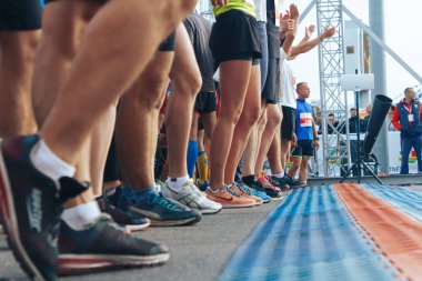 15 Eylül 2018 Minsk Belarus Yarı Maraton Minsk 2019