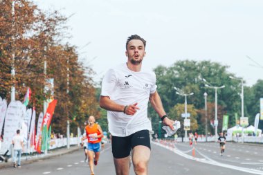 9 Eylül 2018 Minsk Belarus Yarı Maraton Minsk 2018