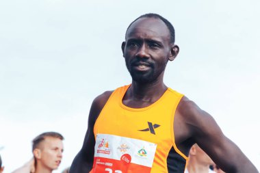 15 Eylül 2018 Minsk Belarus Yarı Maraton Minsk 2019