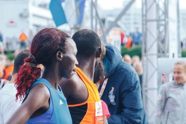 15 Eylül 2018 Minsk Belarus Yarı Maraton Minsk 2019