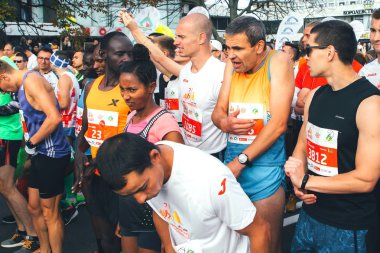 15 Eylül 2018 Minsk Belarus Yarı Maraton Minsk 2019