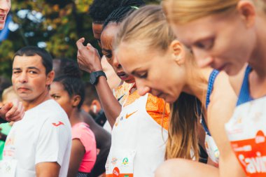 15 Eylül 2018 Minsk Belarus Yarı Maraton Minsk 2019