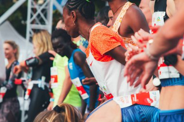 15 Eylül 2018 Minsk Belarus Yarı Maraton Minsk 2019