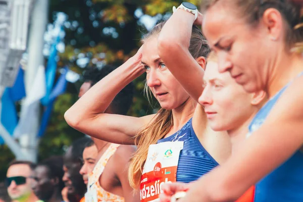 15 Eylül 2018 Minsk Belarus Yarı Maraton Minsk 2019