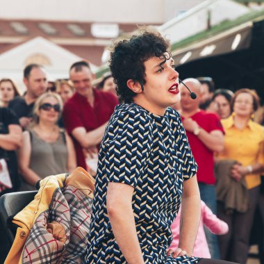 25 Mayıs 2019 Minsk Belarus Caddesi Şenlikleri