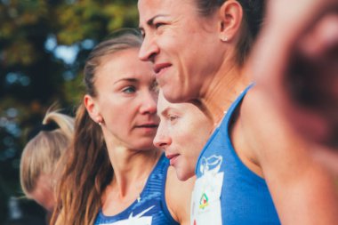 15 Eylül 2018 Minsk Belarus Yarı Maraton Minsk 2019