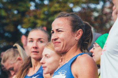 15 Eylül 2018 Minsk Belarus Yarı Maraton Minsk 2019