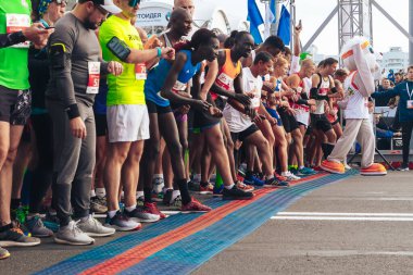 15 Eylül 2018 Minsk Belarus Yarı Maraton Minsk 2019