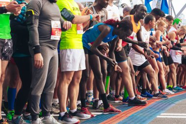 15 Eylül 2018 Minsk Belarus Yarı Maraton Minsk 2019