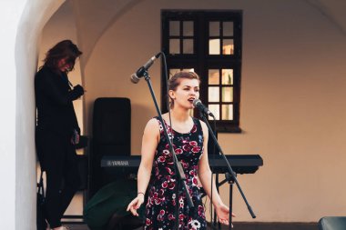 25 Mayıs 2019 Minsk Belarus Caddesi Şenlikleri