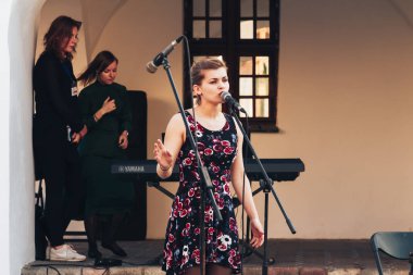 25 Mayıs 2019 Minsk Belarus Caddesi Şenlikleri