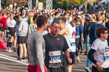 15 Eylül 2018 Minsk Belarus Yarı Maraton Minsk 2019